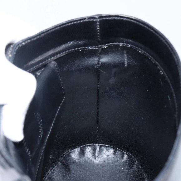 Christian Dior Hand Bag Leather Black Gold Auth BA6007 - Picture 11 of 16